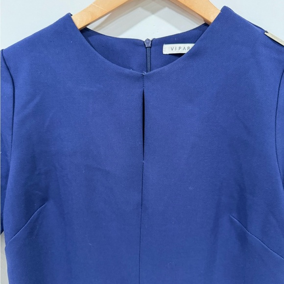 VIPART women’s blouse navy blue size 38 - Picture 4 of 9